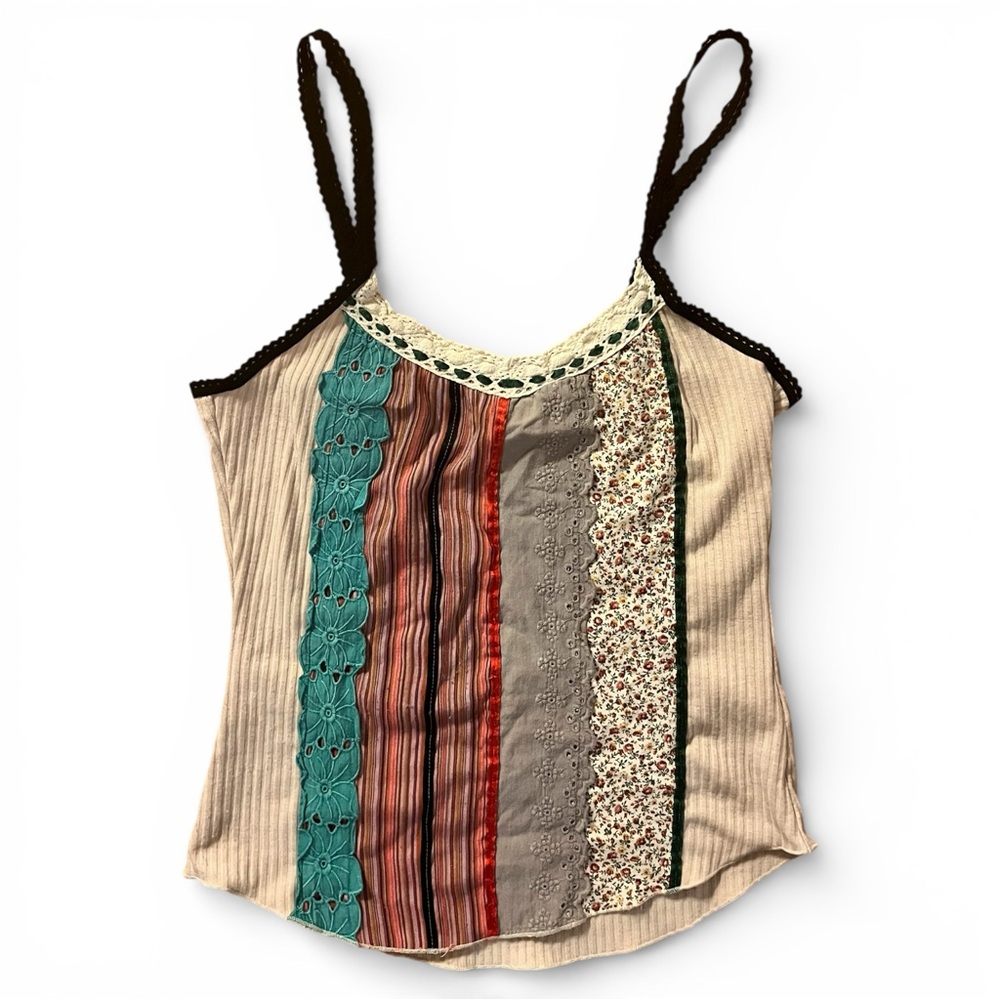 Hazel Colorful Patchwork Camisole - image 1
